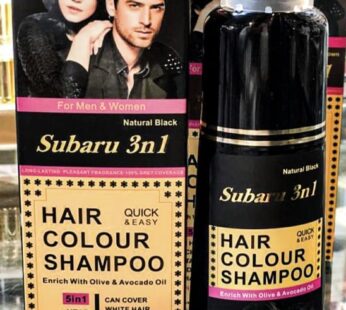 Subaru 3 in 1 Black Hair Color Shampoo