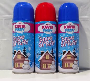 The KWIK Party Snow Spray (Pack of 3)